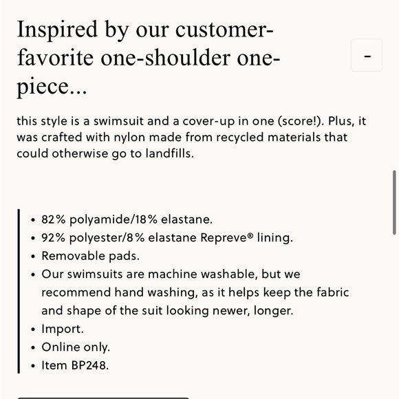 Jcrew Ruched one-shoulder swim dress, black 0 - Picture 5 of 8